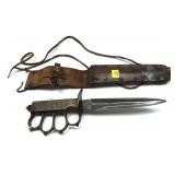 WWI Trench Knife with M6 Scabbard