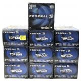 x10 -Boxes of 20 Ga. 2.75" No. 8 Federal Top Gun