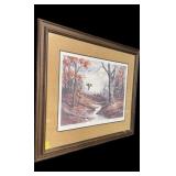 Framed Limited Edition Print "Forest Stream"