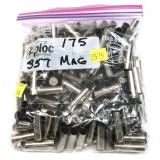 Bag of .357 Mag brass, marked 175 pcs.
