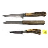 Lot: 3-Assorted German Knives includes Puma