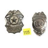 Lot: 2 Badges, includes Police and Richmond