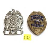 Lot: 2 Badges, Pennsylvania Police and Security