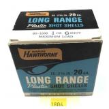 Box of 20 Ga. 2.75" No.6 Wards Hawthorne shot