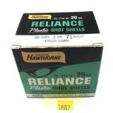 Box of 20 Ga. 2.75" No. 7 1/2 Wards Hawthorne shot