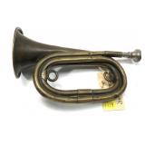Civil War-era bugle marked J.W. York & Sons