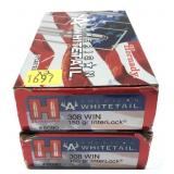 x2- Boxes of .308 WIN. 150-grain Interlock Hornady