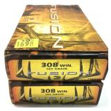x2- Boxes of .308 WIN. 165-grain Fusion Federal