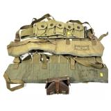 Lot, assorted cartridge belts and web gear
