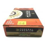 Box of 7.62x51mm 175-grain Sierra Matchking