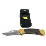 Buck 112 1-blade Folding Knife, with Buck Sheath