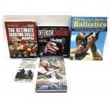 Lot: 4 Shooting Books and M16/M4 Military handbook