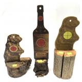 Lot: 3 Vintage "Woody