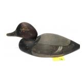 Stevens Redhead Drake wooden carved decoy,