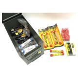 Lot, assorted muzzle loading sabots and lead