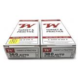x2- Boxes of .380 Auto 95-grain FMJ Winchester
