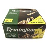 Box of .22 LR. HP Remington cartridges, 525 Rds.