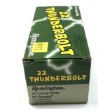 Brick of .22 LR. round nose Remington cartridges,