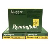 x3- Boxes of 20 Ga. 2.75" Remington rifled HP