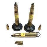 Lot: 3- Novelty Bullet Lighters