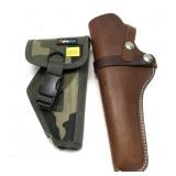 Lot, Hunter leather holster and Fidragon camo