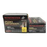 x2- Boxes of .40 S & W 165-grain Bonded Jacketed