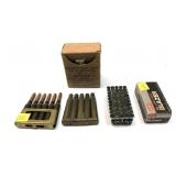 Lot: 6 Military cartridges in stripper clip,