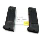 Lot, 2 Smith & Wesson M & P 9mm 2.0 magazines