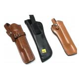 Lot, 3 holsters includes Bianchi #1L Lawman S.A.