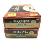 x2 - Boxes of .308 Win. - 168 Gr. Sierra Matchking