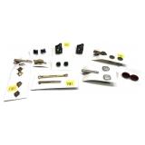 Lot: Assorted Cufflinks, Tie bars and Service Pins