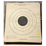 Case of pistol targets