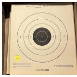 Case of paper pistol targets
