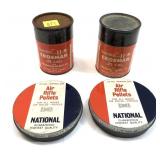 Lot, 4 vintage Crosman and National .22 Cal.