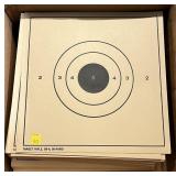 Case of paper rifle targets