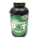Partial Bottle of Green Dot Smokeless shotshell