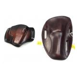 Lot, 2 Smith & Wesson J-Frame leather holsters