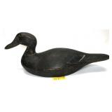 Fairman Davis Black Duck carved wooden decoy,