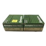 x2- Boxes of .45 ACP. +P 185-grain jacketed HP