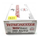 Box of .380 Auto 95-grain BEB Winchester