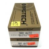 x2- Boxes of .380 Auto 95-grain FMC Magtech