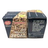 x2- Boxes of .22 LR. HP Federal cartridges -x2