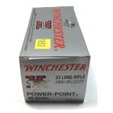 Brick of .22 LR. Winchester Power-Point cartridges