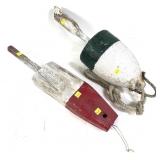Lot: 2 Wooden Buoys