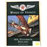 Texaco "Wings of Texaco" 1931 Stearman Biplane,