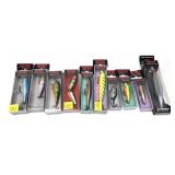 Lot: 10 Assorted Rapala Lures, new