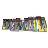Lot: 10 Assorted Rapala Lures, new