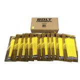 Lot: 12 packs of 6.5" plastic crossbow bolts, 12