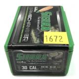 Box of .30 Cal. (.308 Dia.) 165-grain TGK Sierra