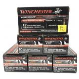 x6- Boxes of .17 WIN. Super Mag. polymer tip